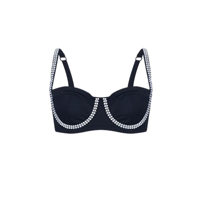 Cluiche Dubh Rhinestone Bustier