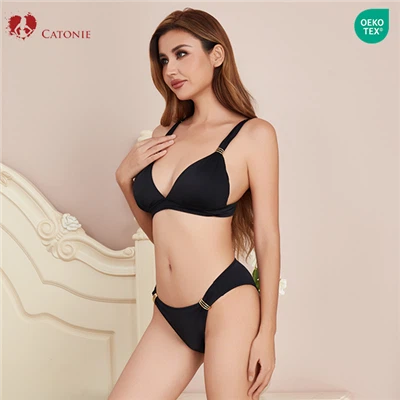 Culaith Snámha Dhá Phíosa Dubh